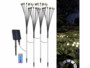 décorations lumineuses 32 LED solaires télécommandées pour jardin