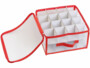 Boîte de rangement pour 32 boules de Noël Ø 6 cm