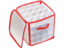 Boîte de rangement pour 32 boules de Noël Ø 6 cm
