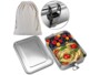 Lunchbox 1400 ml en métal avec paroi de séparation