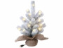 Sapin de Noël artificiel enneigé à LED - 26 cm