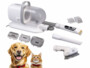 Tondeuse pour animaux avec aspirateur, séchoir et brosses