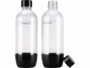 2 bouteilles 1 L pour gazéificateur d'eau WS-305.soda vues de face