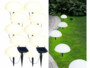 2 guirlandes lumineuses solaires de sol avec 5 demi-sphères LED de la marque Lunartec