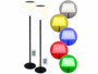 Pack de 2 lampes sur pied solaires télécommandées LED RVB CCT de la marque Lunartec