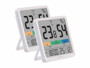 Pack de 2 thermo-hygromètres avec écran couleur de la marque PEARL