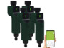 Pack de 4 valves d'arrosage connectées avec commandes vocales de la marque Royal Gardineer