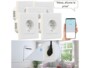5 prises encastrées connectées 3680 W avec compteur de consommation de la marque Luminea Home Control