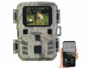 Caméra nature 2K connectée avec capteur PIR et vision nocturne WK430.Wifi vue avec mise en situation smartphone et application