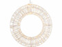 Couronne 960 LED scintillantes blanc chaud Ø 38 cm