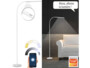 Lampe sur pied LED CCT connectée avec luminosité variable coloris blanc visuel avec principales caractéristiques