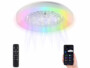 Plafonnier LED RVB CCT et ventilateur connecté