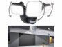 Projecteur mural à LED 3200 lm avec 3 spots orientables