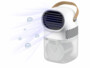 rafraîchisseur d'air et purificateur compact 750 ml vue soufflant de l'air frais