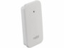 Capteur extérieur Luminea blanc rectangulaire aux coins arrondis, marquage Home Control et trou en haut, fond blanc