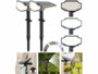 2 spots de jardin solaires à LED 650 lm
