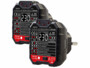 Pack de 2 testeurs RCD de prises 48 V à 250 V avec écran LCD de la marque Revolt