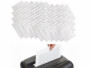 Pack de 48 feuilles lubrifiées pour destructeur de document avec mode d'emploi en français