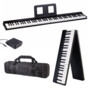 piano numérique pliable connecté avec 88 touches lumineuses