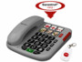 Téléphone fixe senior avec télécommande SOS sans fil SNT-60