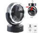 Ventilateur mobile rechargeable avec batterie d'appoint et lampe intégrée Sichler Haushaltsgeräte