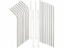 Pack de 8 pailles droites, 8 pailles coudées et 4 brosses de nettoyage sans BPA de la marque Rosenstein & Söhne