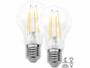 2 ampoules E27 filament LED 806 lm avec détecteur de luminosité