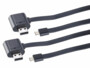 Pack de 2 câbles de chargement et de transfert de données Micro-USB avec port USB et OTG 70 cm de la marque Callstel