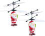 mini helicoptere automatique forme figurine pere noel detecteur de main cadeau fun noel