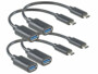Pack de 4 adaptateurs USB type C vers USB type A 3.0 femelle de la marque Auvisio