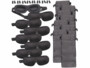 8 kits sommeil avec masques occultant, bouchons d'oreilles et sacs de rangement de la marque Pearl