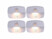 Image article 4 veilleuses LED à piles avec détecteur de mouvement
