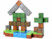 Image article Blocs de construction magnétiques design pixels - 54 pièces