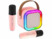 Image article Enceinte karaoké avec 2 micros sans fil fonctions bluetooth / USB / MicroSD