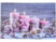 Image article Tableau lumineux effet flamme "Bougies et rose"