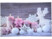 Image article Tableau lumineux effet flamme "Bougies, rose et renne"