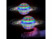 Image article 2 balles volantes ovnis LED RVB