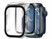 Image article 2 coques protections d’écran en verre trempé pour Apple Watch Series 7/8 41 mm