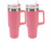 Image article 2 gobelets isothermes 1,2 L à double paroi - coloris rose