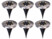 Image article 6 lampes solaires de sol LED blanc chaud
