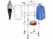 Image article Étendoir à linge 3 étages sur roulettes