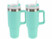 Image article 2 gobelets isothermes 1,2 L à double paroi - coloris vert d'eau