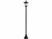 Image article Lampadaire solaire de jardin 2 m avec capteurs de mouvement et d'obscurité