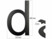 Image article Numéro de maison en métal "D"