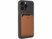 Image article Porte-carte RFID magnétique compatible MagSafe - coloris marron