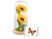 Image article Tournesol artificiel sous cloche avec LED