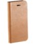 Étui folio en cuir véritable avec range-cartes pour iPhone 5 / 5S - Brun