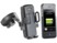 Image article Support smartphone pour voiture avec chargeur compatible Qi + coque iPhone 4/4S