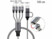 Image article Câble USB-A/C vers USB-C/Micro-USB/Lightning – 1m