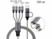 Image article Câble USB-A/C vers USB-C/Micro-USB/Lightning – 2m